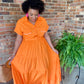 Orange Maxi Dress