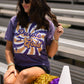 Purple and Gold Retro Tee
