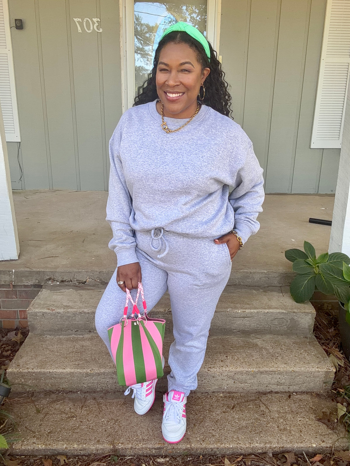 Gray Jogger Set