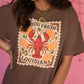 Bayou Fresh Louisiana Crawfish Stamp Tee