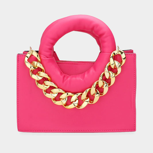 2 In 1 Faux Leather Solid Tote and Crossbody Bag Set