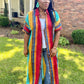 Stripe Multi Color Dress