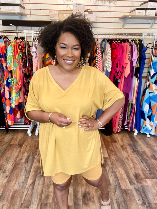 Coordinating Mustard Set (Plus)