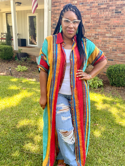 Stripe Multi Color Dress