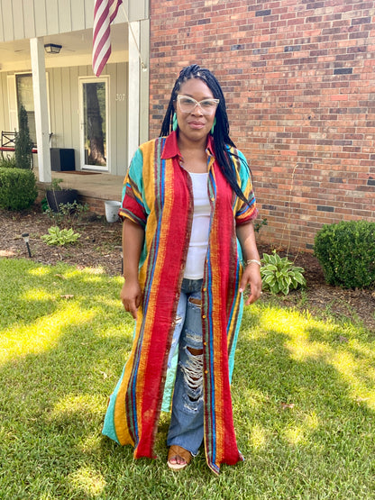 Stripe Multi Color Dress