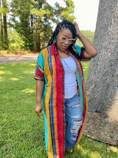 Stripe Multi Color Dress