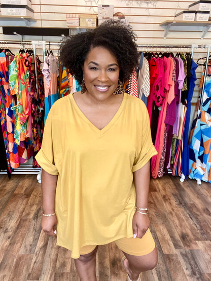 Coordinating Mustard Set (Plus)