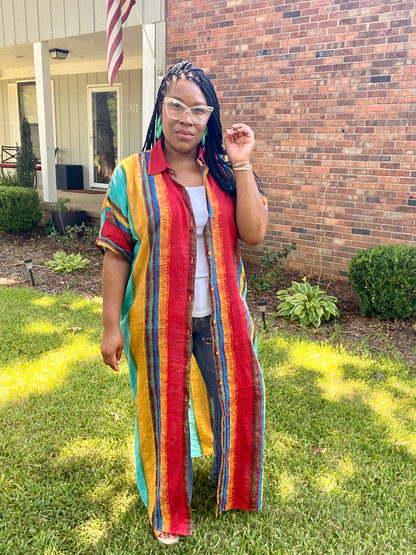 Stripe Multi Color Dress