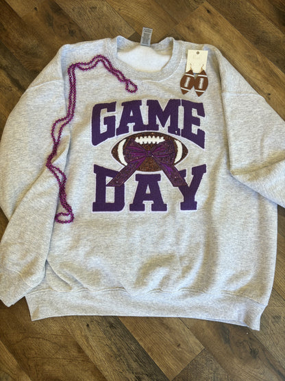 Purple Game Day Sweatshirt
