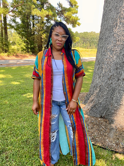 Stripe Multi Color Dress