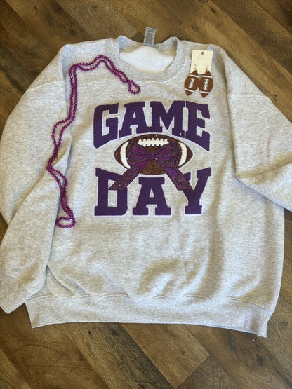 Purple Game Day Sweatshirt
