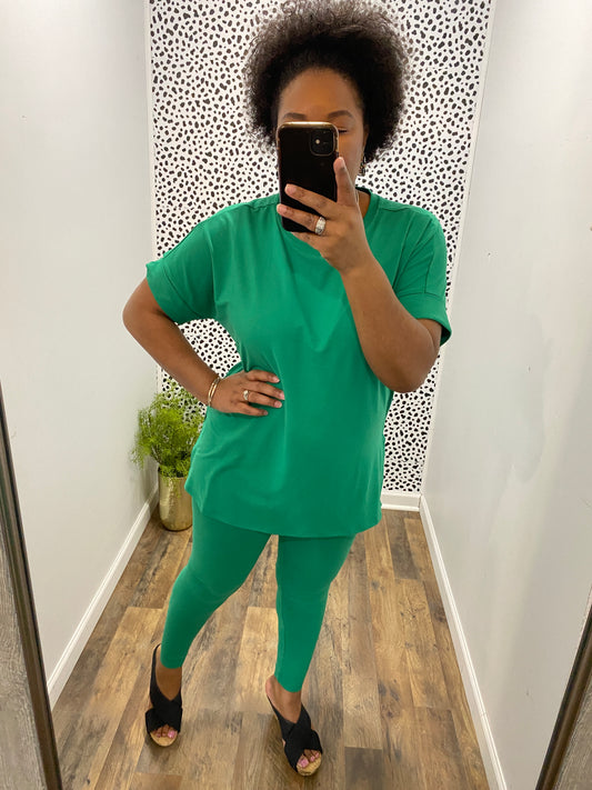 Kelly Green Lounge Set