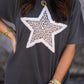 Leopard Star Faux Patch Tee