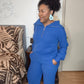 Blue Front Zipper Set