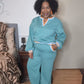 Teal Knit Set