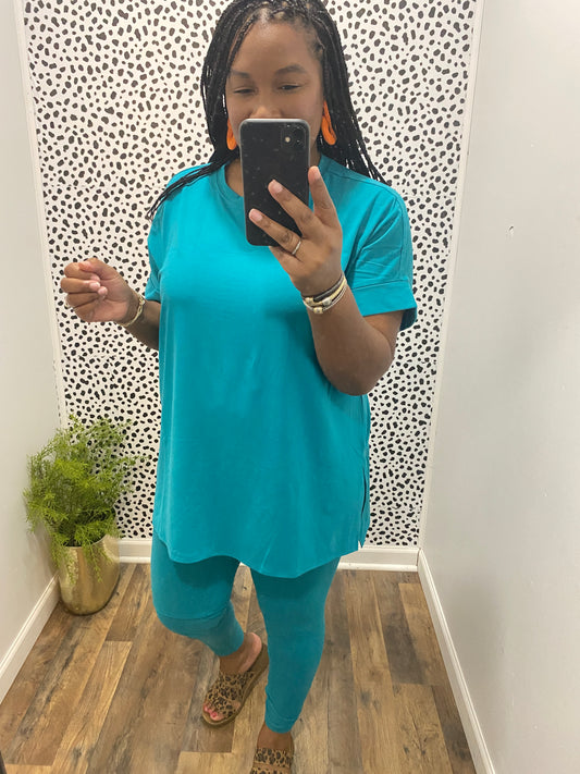 Bright Teal Lounge Set