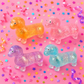 Glitter Weenie Dog Squishy - Pre Order - June 22-26 Shipment