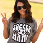 Soccer Mama Checkered Tee