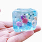 Blue Under The Sea Cube Squishy - READY TO SHIP