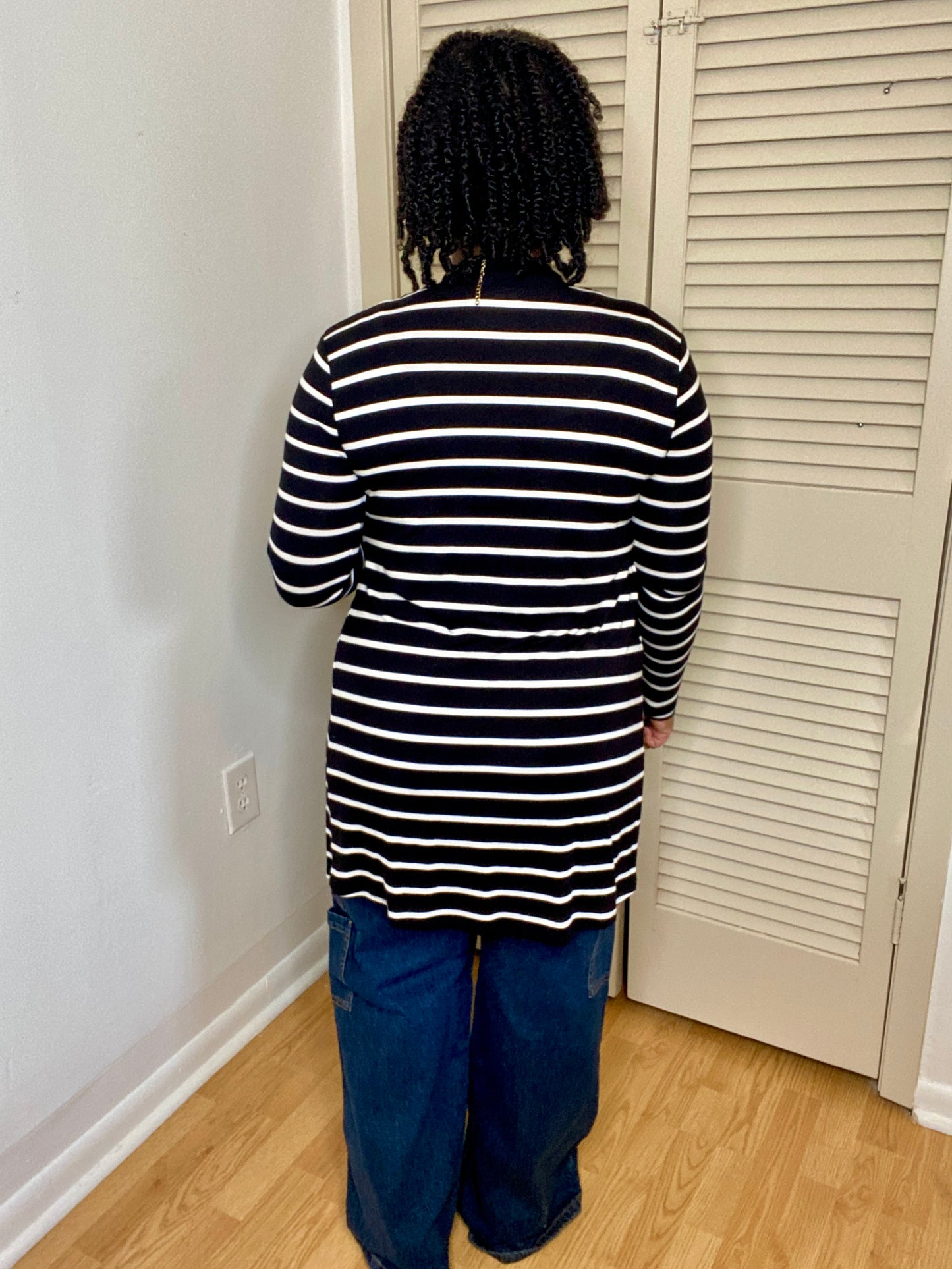 Black/Ivory Cardigan