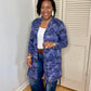 Blue Camo Cardi