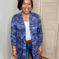 Blue Camo Cardi