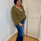 Balloon Sleeve Popcorn Cardigan