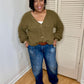 Balloon Sleeve Popcorn Cardigan