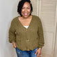 Balloon Sleeve Popcorn Cardigan