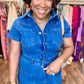 Denim Front Pockets Jumpsuit