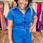 Denim Front Pockets Jumpsuit