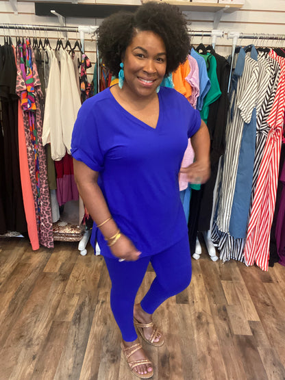 Bright Blue Lounge Set