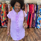 Lavender Linen Dress