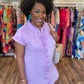 Lavender Linen Dress