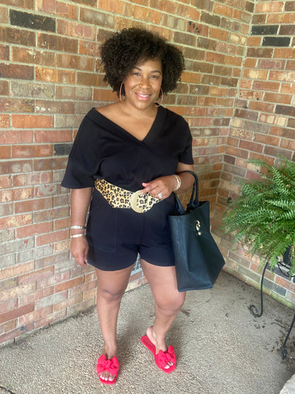 Drop Shoulder Romper