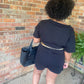 Drop Shoulder Romper