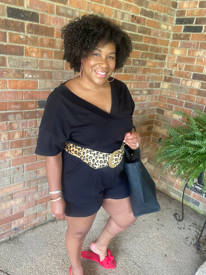 Drop Shoulder Romper