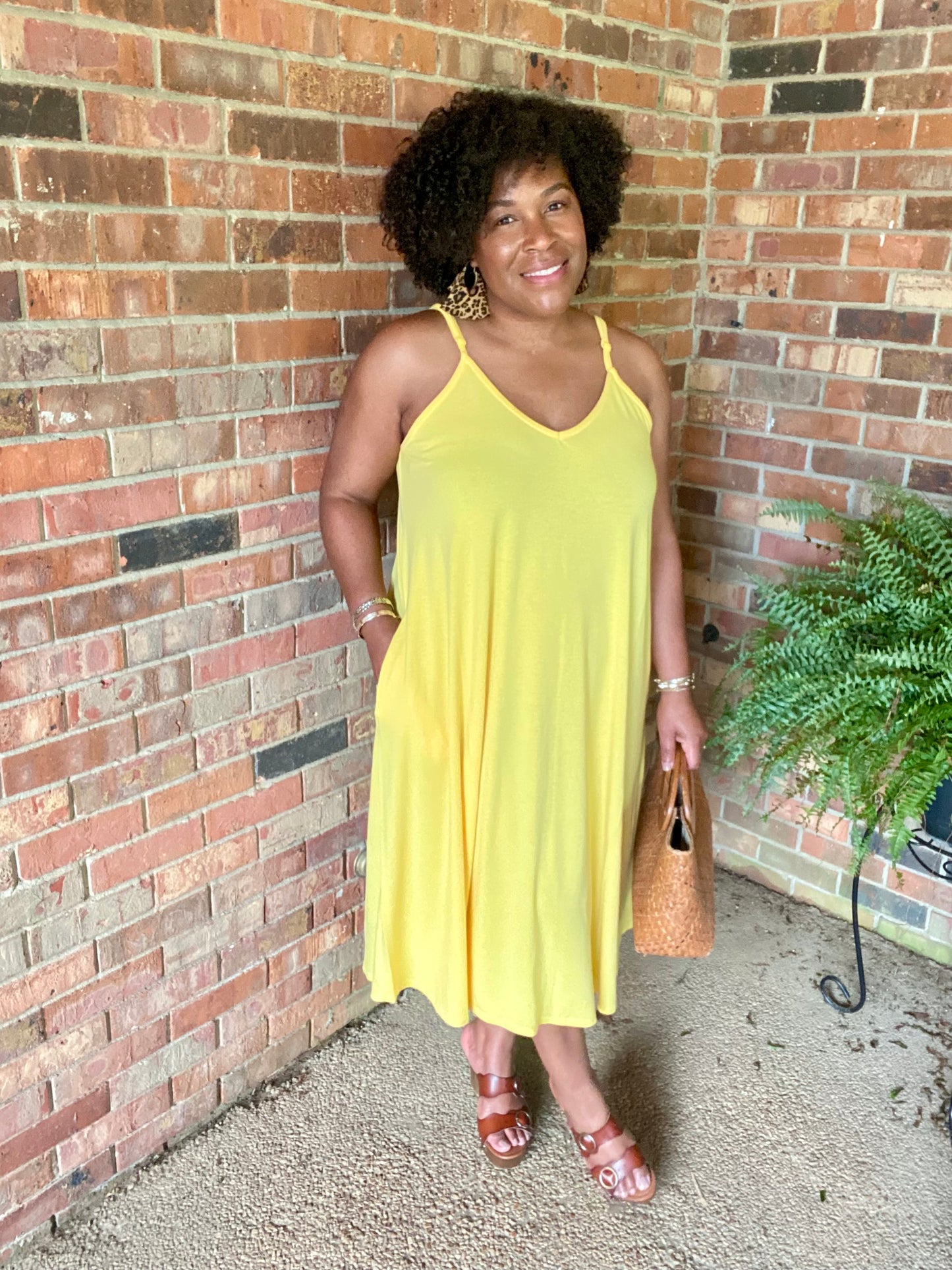 Yellow Cami Maxi Dress
