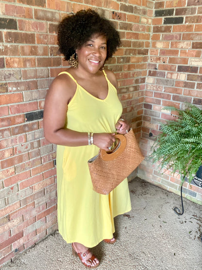 Yellow Cami Maxi Dress