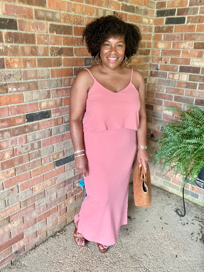 Layered Tank Dress