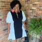 Puff Sleeve Midi Dress