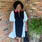 Puff Sleeve Midi Dress
