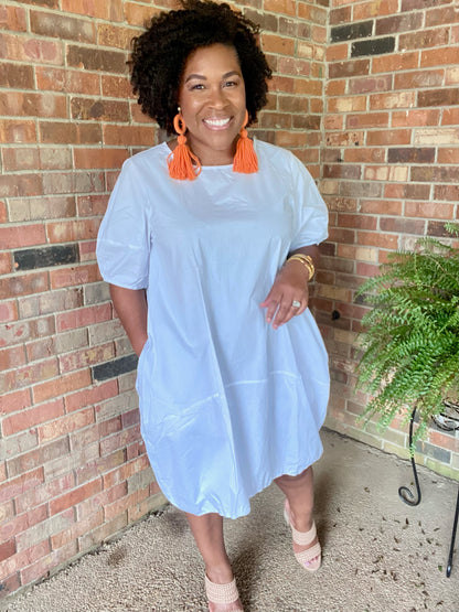 White Bubble Dress