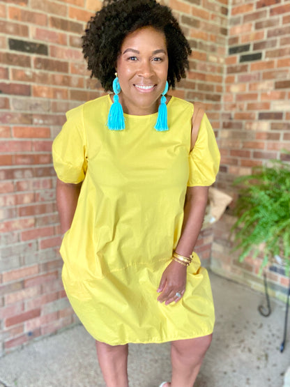 Yellow Bubble Dress