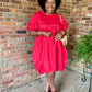 Red Bubble Dress