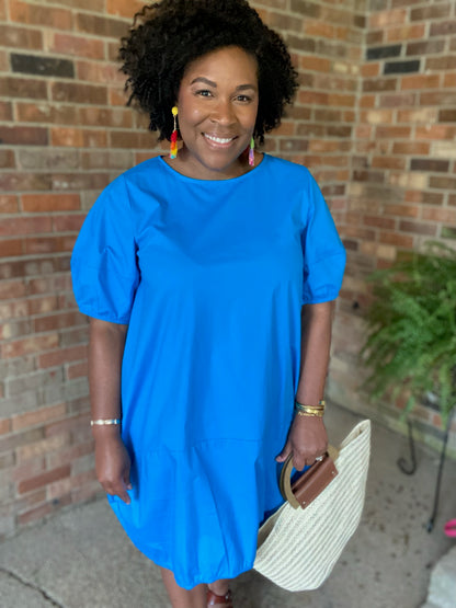 Sky Blue Bubble Dress