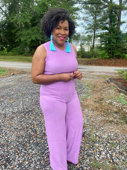 Lilac Crinkle Set