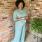 Sage Ribbed Set