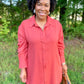 Rust Shirt Dress