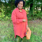 Rust Shirt Dress